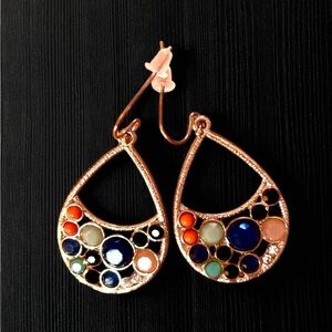 Anna and Anna‎ Elegant Multicolor Teardrop Earrings